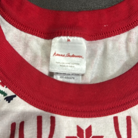 Hanna Andersson Dear Dear Long John Pajama set size medium - Picture 7 of 8